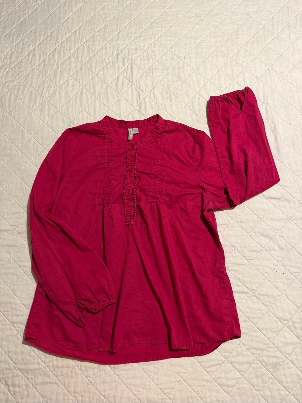 Long Sleeve Fuchsia top